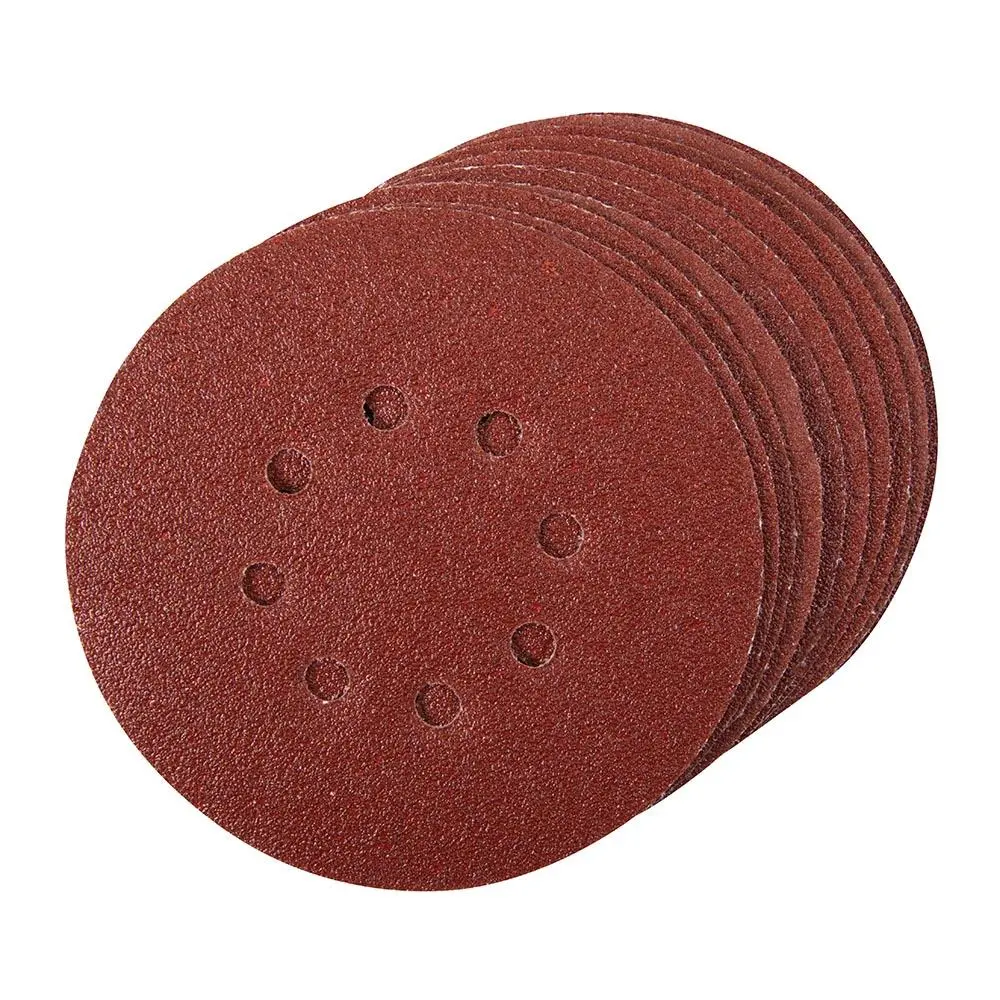 Silverline 10 Piece Punched Hook & Loop Sanding Discs - Image 14