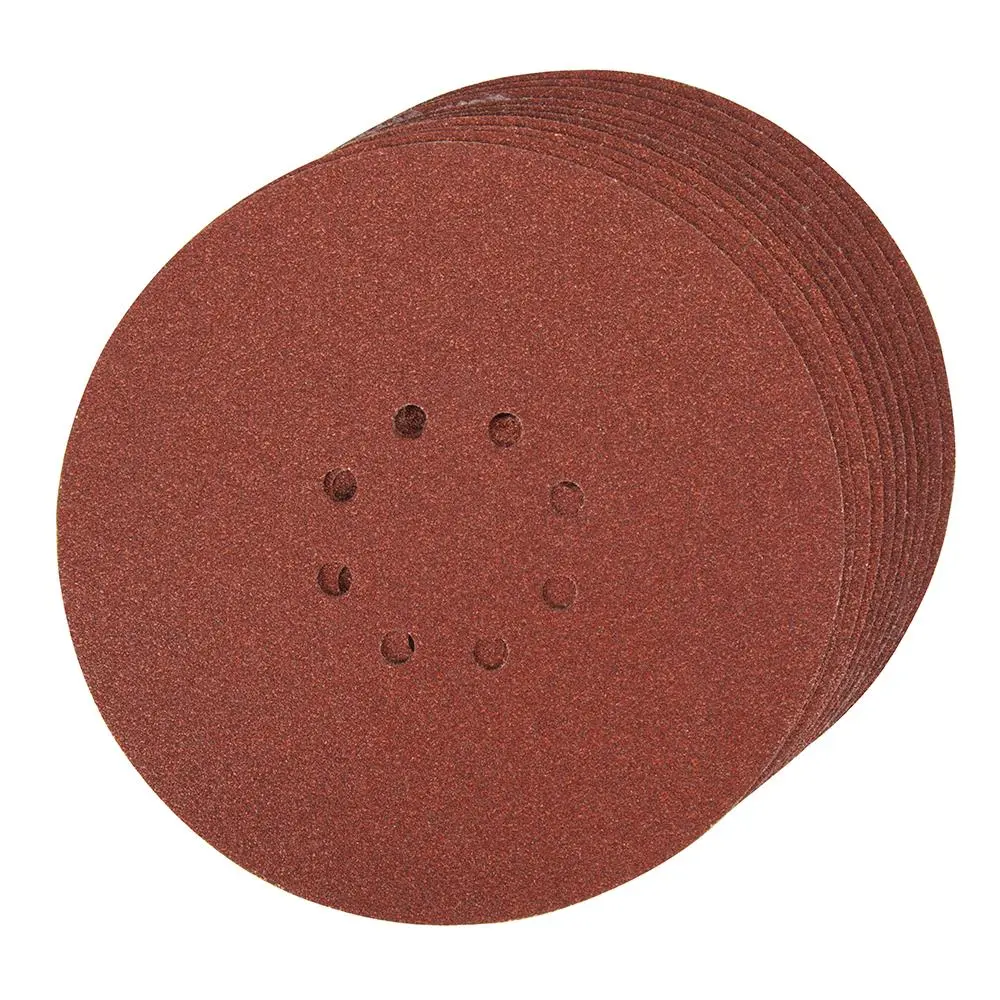 Silverline 10 Piece Punched Hook & Loop Sanding Discs - Image 8