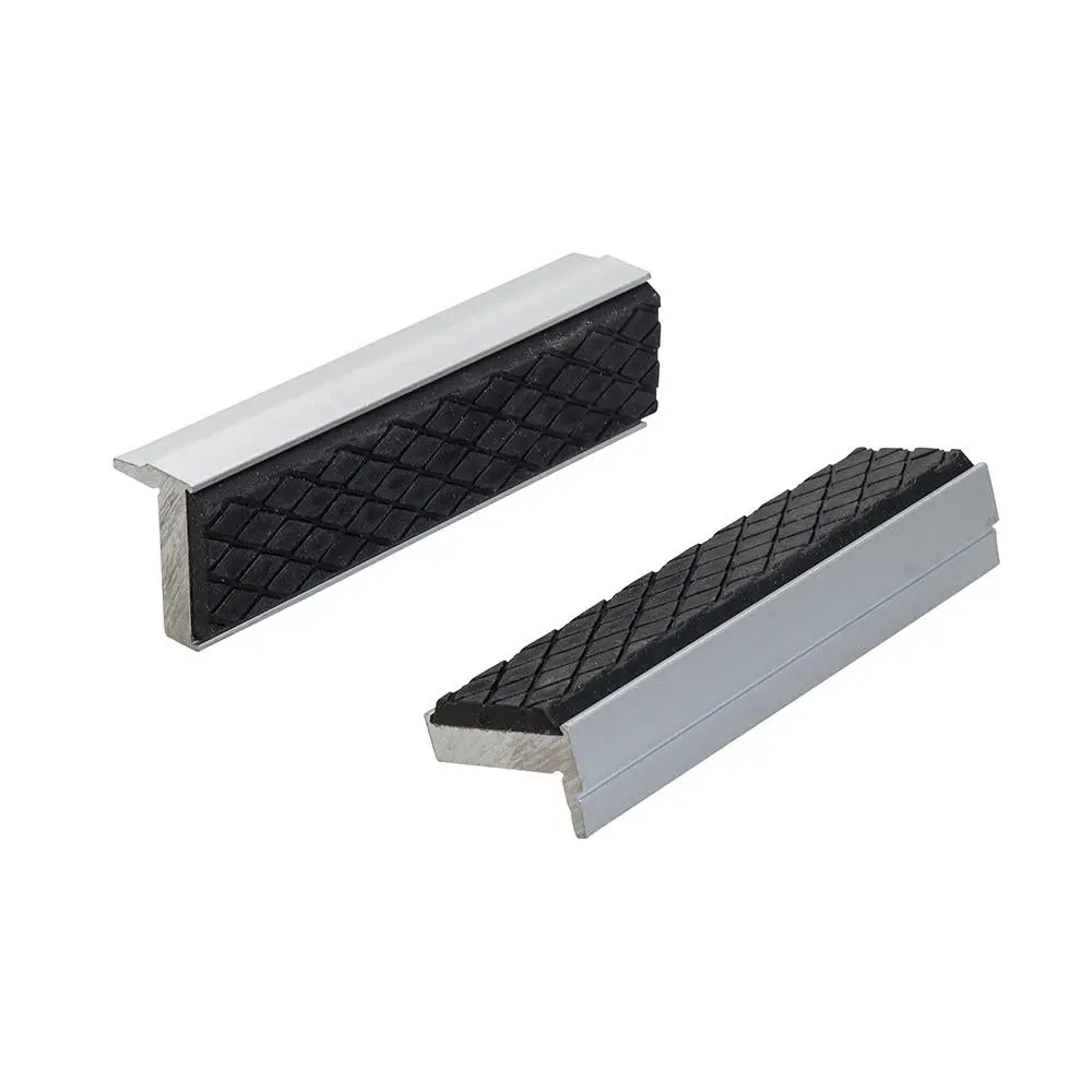 Silverline 100mm Soft Grip Vice Jaws Rubber Magnetic Base Workshop - Image 5