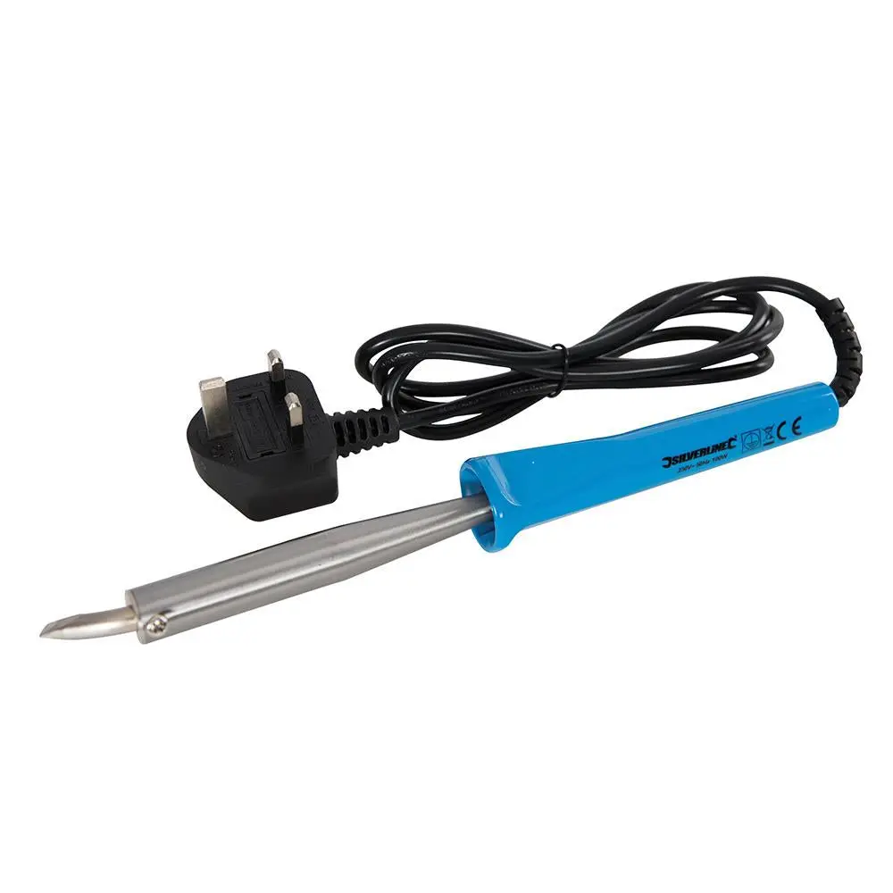Silverline 100W Soldering Iron Electrician Cables Automotive 500-550°C - Image 3