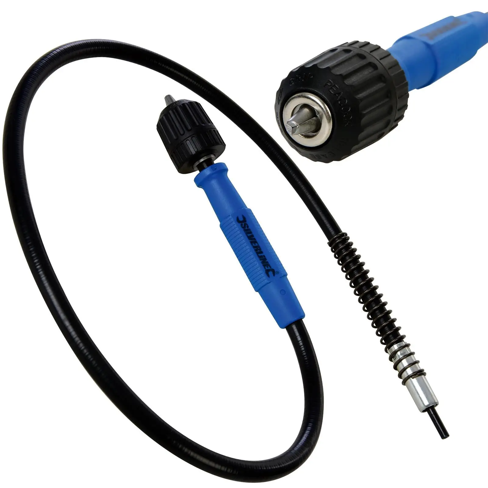 Silverline 1041mm Flexi Extension Drill Drive Shaft Keyless Chuck - Image 5