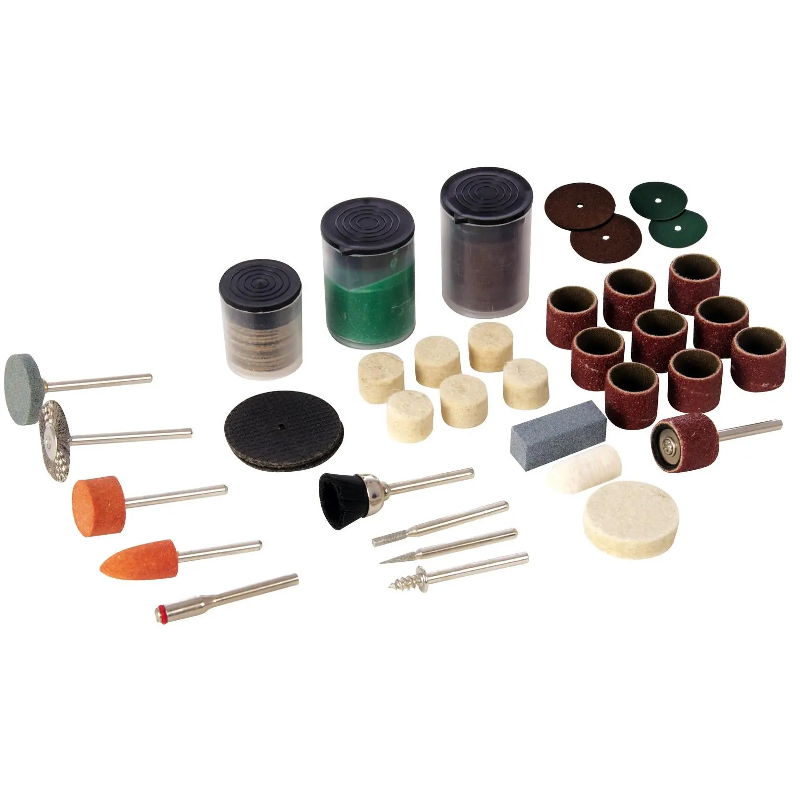 Silverline 105 Piece Rotary Tool Accessory Kit Hobby Cutting Sanding Grinding - Image 4