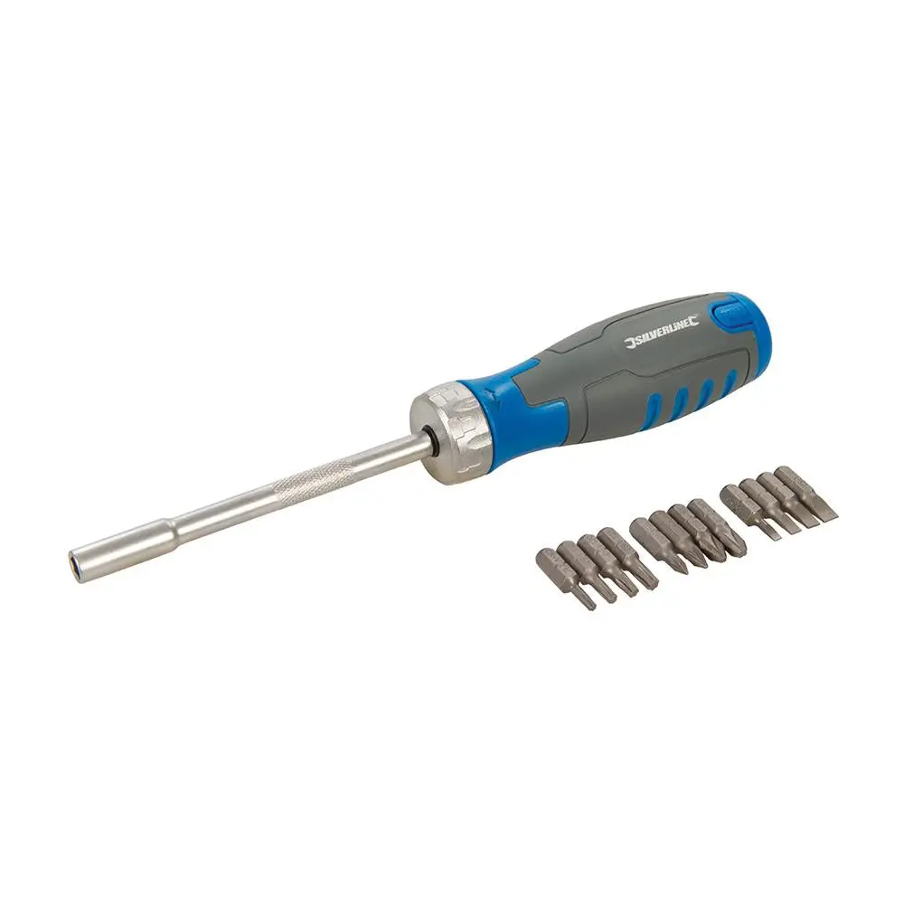 Silverline 12-in-1 Multi-Bit Ratchet Screwdriver 930569 - Image 3