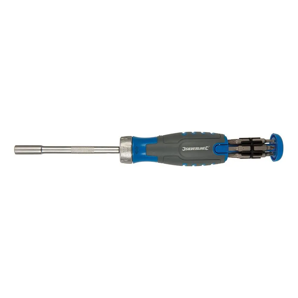 Silverline 12-in-1 Multi-Bit Ratchet Screwdriver 930569 - Image 4