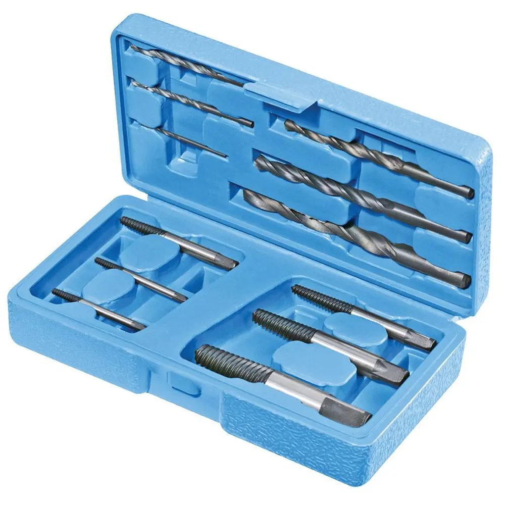 Silverline 12 Piece Screw Extractor Set Damaged Broken Stud Remover - Image 2
