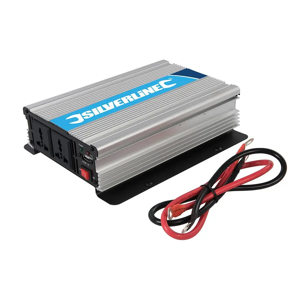 Silverline 12V Inverter 1000W (2 x 500W) 168754 - Image 5