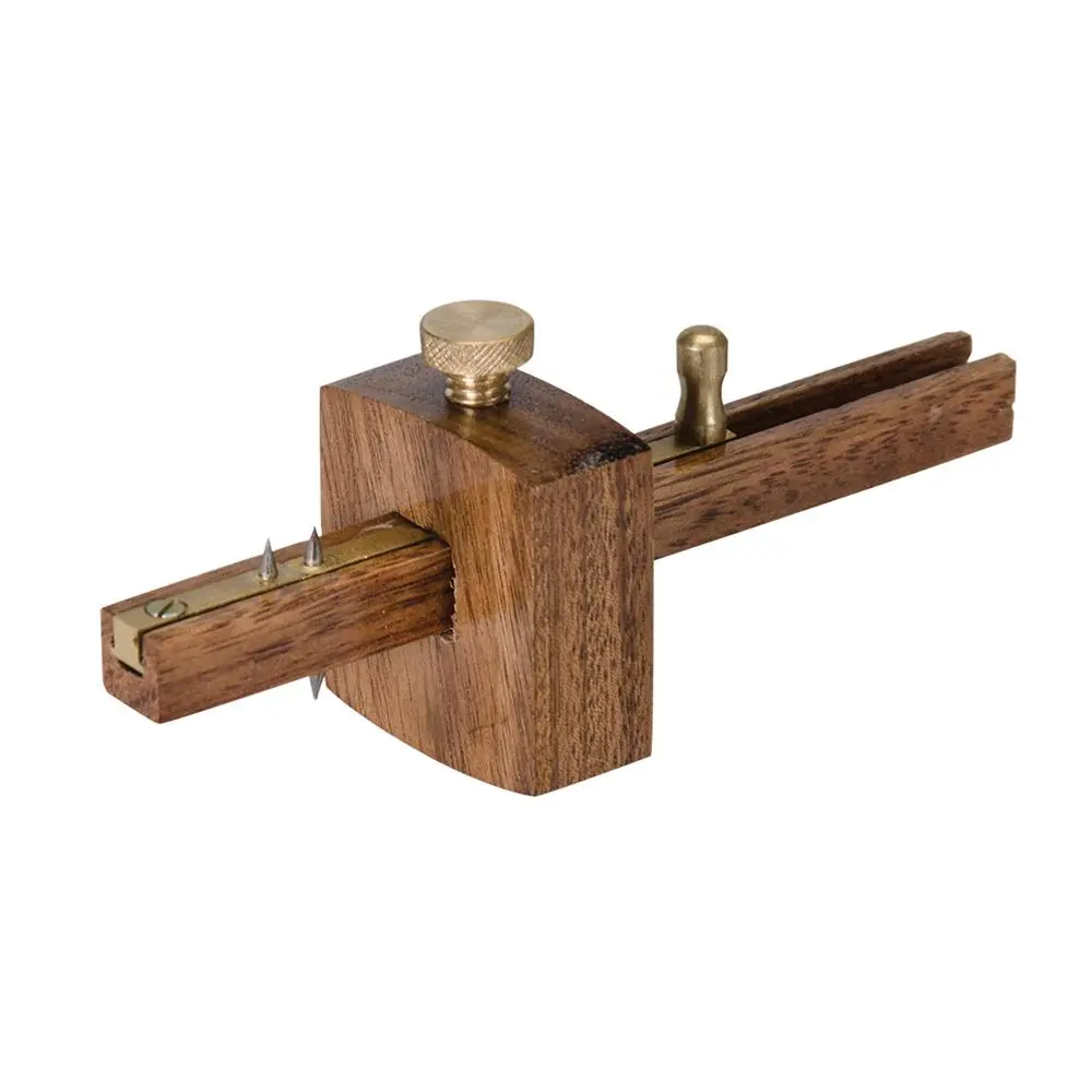 Silverline 130mm Mini Mortice Gauge Woodwork Carpentry Marking Brass Spurs - Image 2