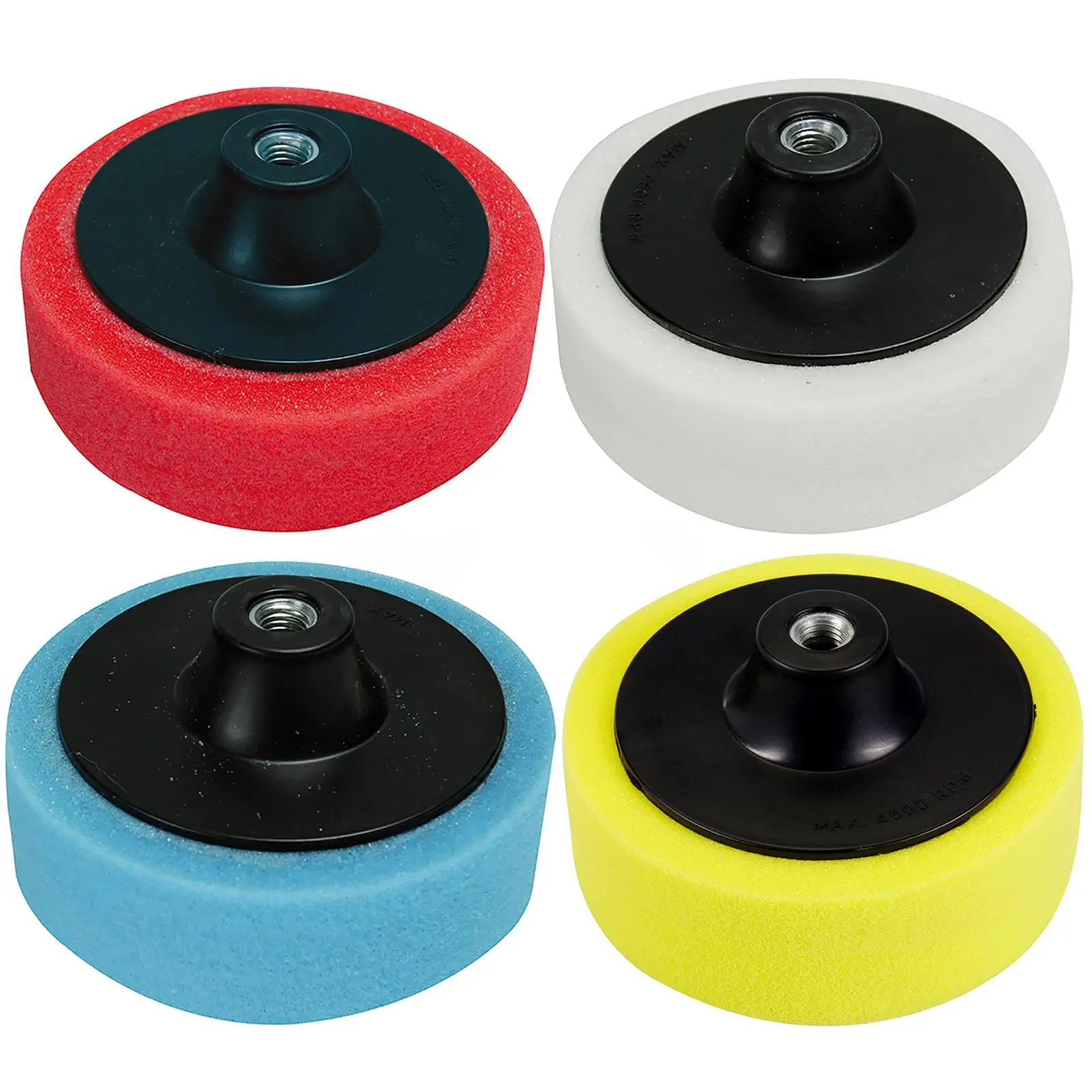 Silverline Polishing Sponge Foam Head Coloured Buffing Car Bodyshop 150mm