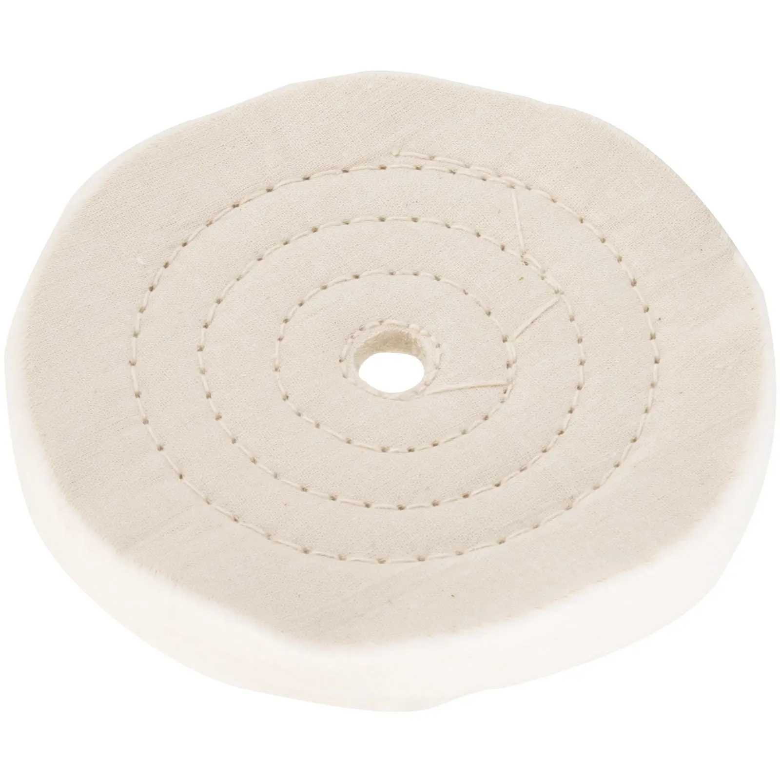 Silverline 150mm Double Stitched Buffing Wheel Cotton Polishing Grinder Buffer - Image 2