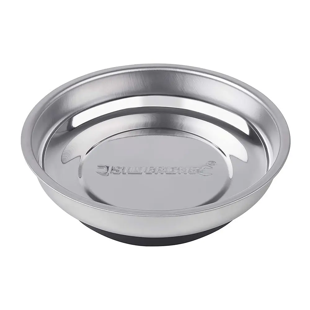 Silverline 150mm Magnetic Parts Dish Storage Stainless Steel Tray - Image 2