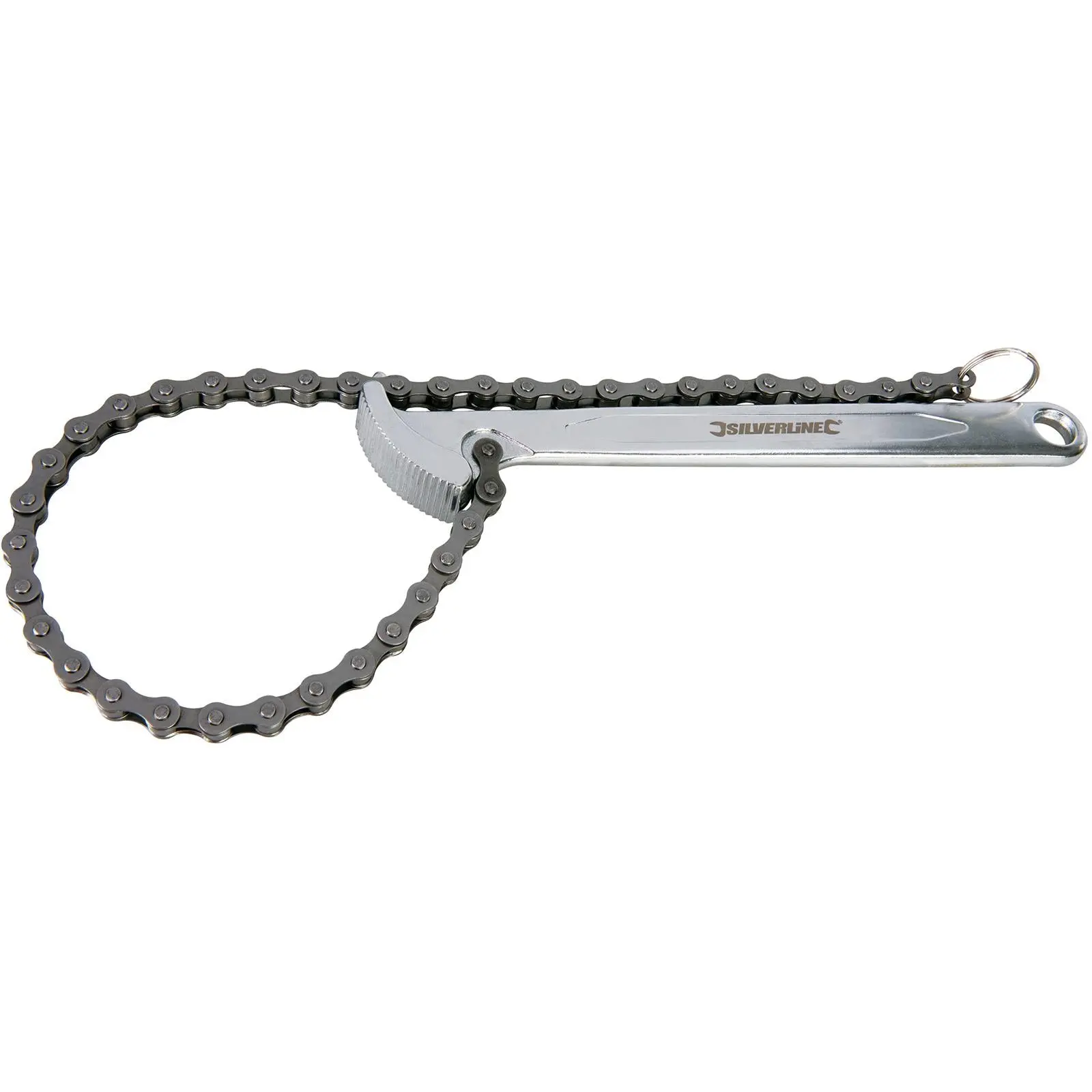 Silverline 150mm Oil Filter Chain Wrench Strap Removal Tool - Image 3