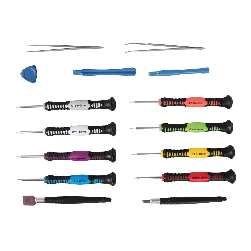 Silverline 16 Piece Precision Phone Repair Kit Screen Tablet Laptop Pentalobe - Image 4