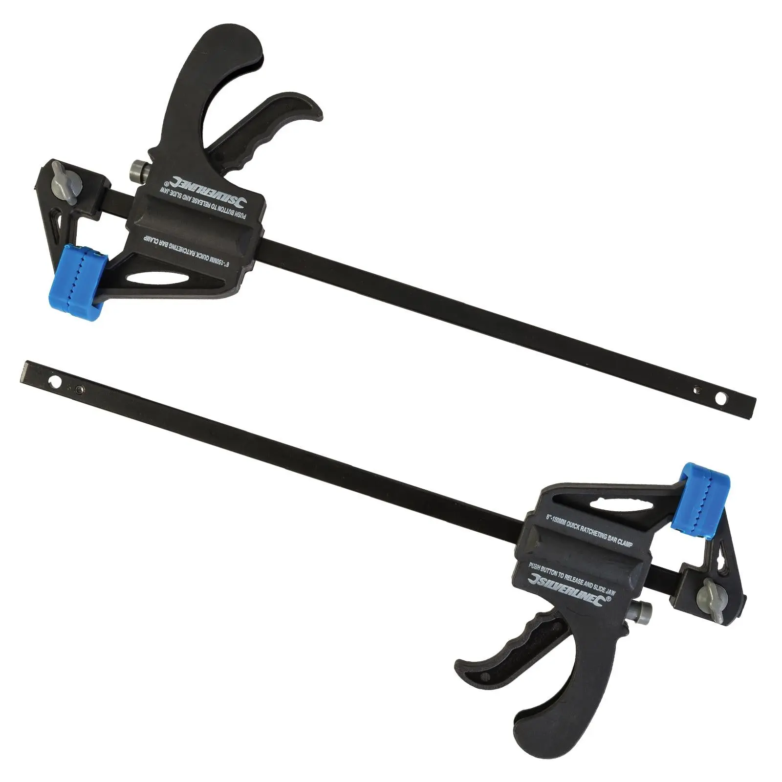 Silverline 2 Pack 150mm Mini Clamps