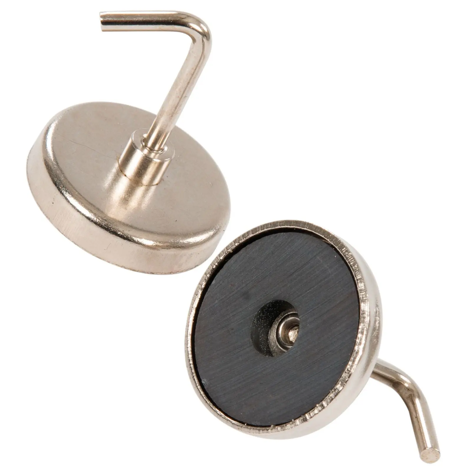 Silverline 2 Piece 5kg Magnetic Hooks Hanging Storage Fridge Cabinets