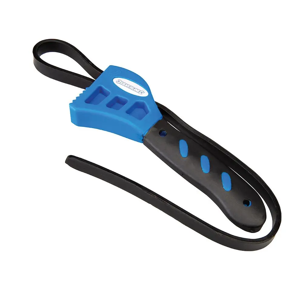 Silverline 2 Piece Rubber Strap Wrenches 500 + 600mm Multi-Purpose Garage - Image 4