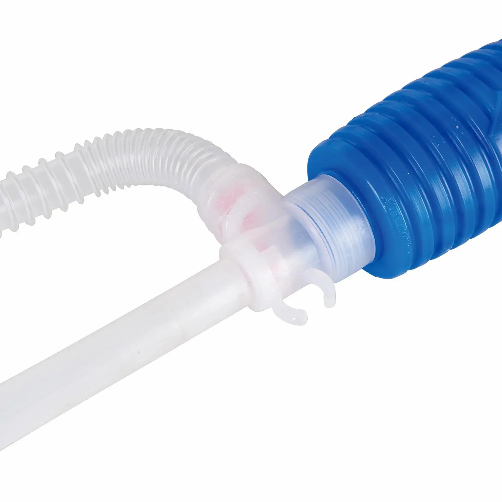 Silverline 2 Piece Siphon Pump Oil Transfer Petrol Diesel Hose Car Bike Fluid - Image 2