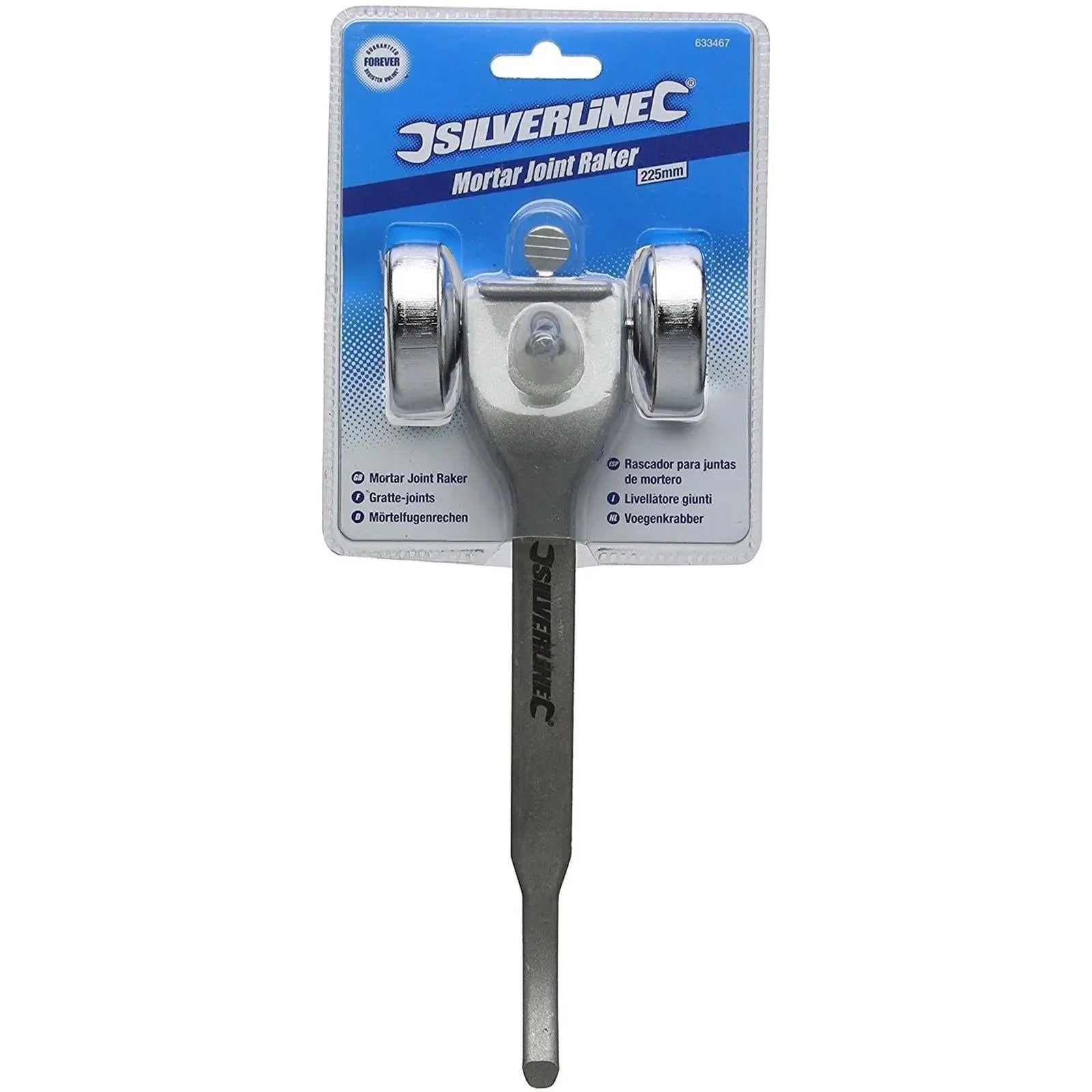 Silverline 225mm Mortar Joint Raker Pointing Adjustable Nail Depth Brick Builder - Image 5