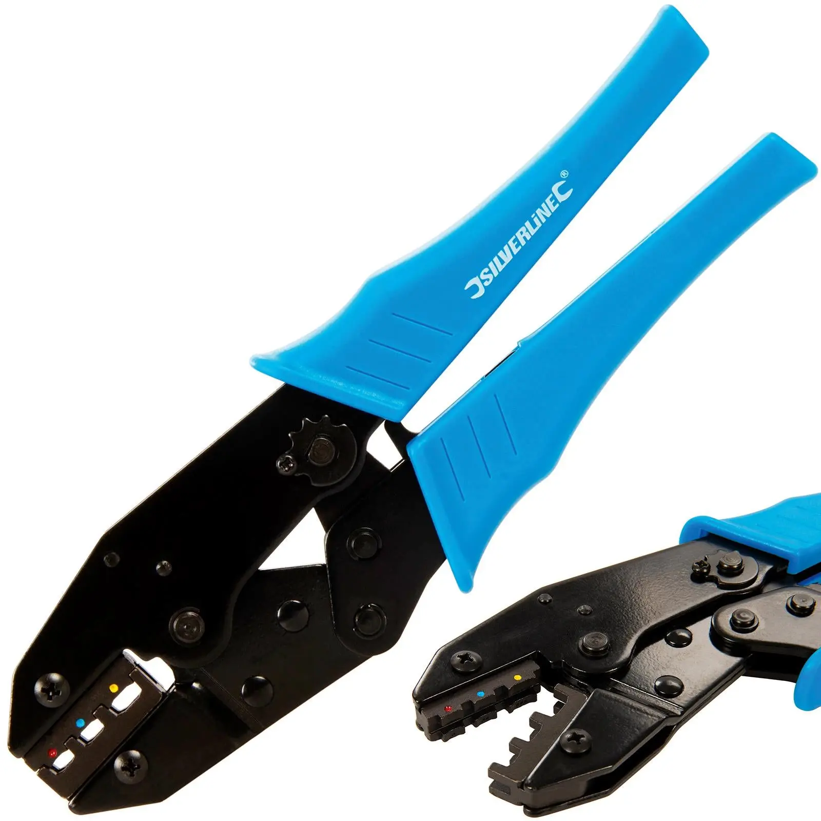 Silverline 230mm Expert Ratchet Crimping Tool 0.5-6mm Wire Electrician - Image 5