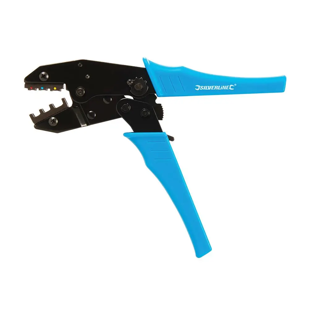 Silverline 230mm Expert Ratchet Crimping Tool 0.5-6mm Wire Electrician - Image 6