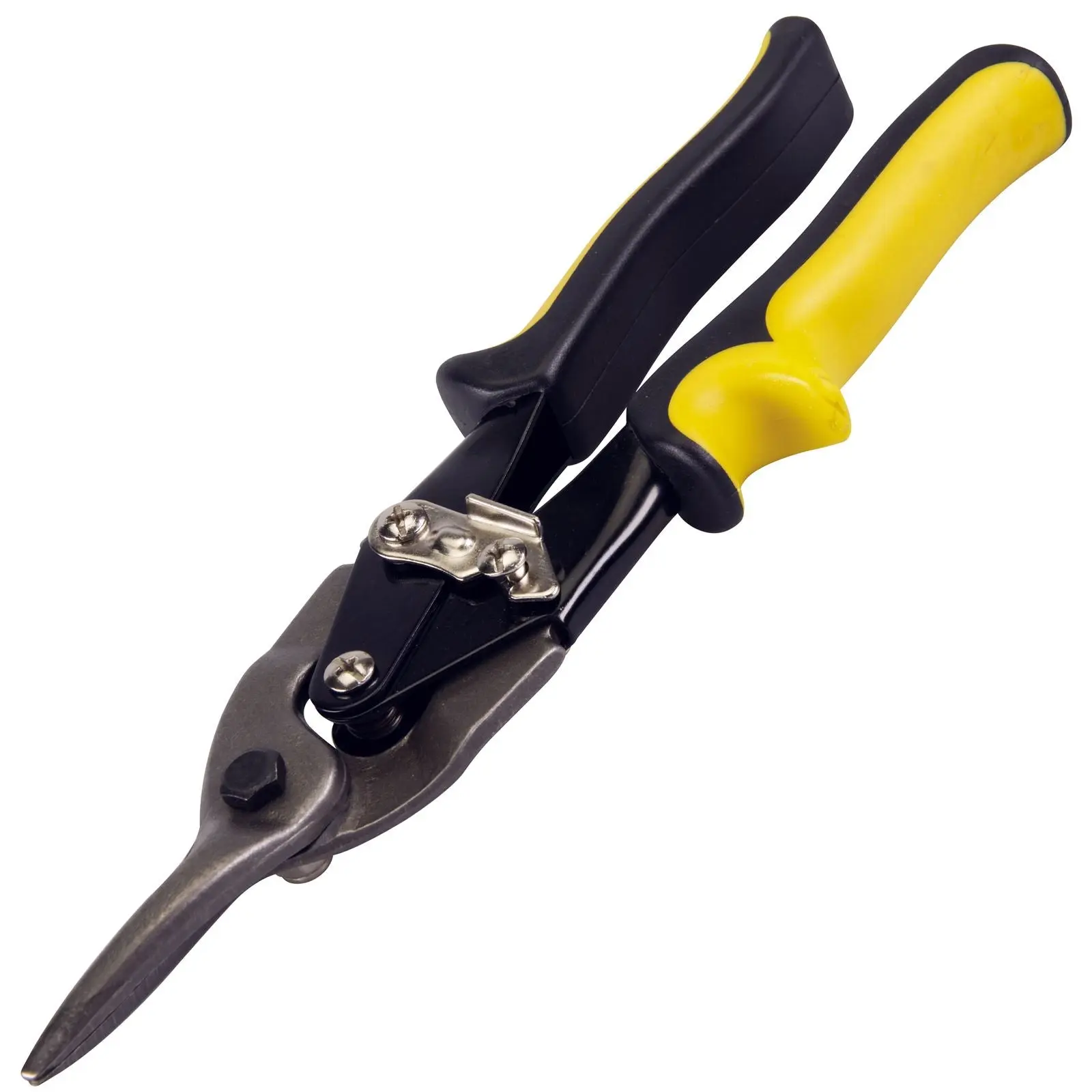Silverline 240mm Straight Cut Aviation Tin Snips Metal Compound Lock Guard