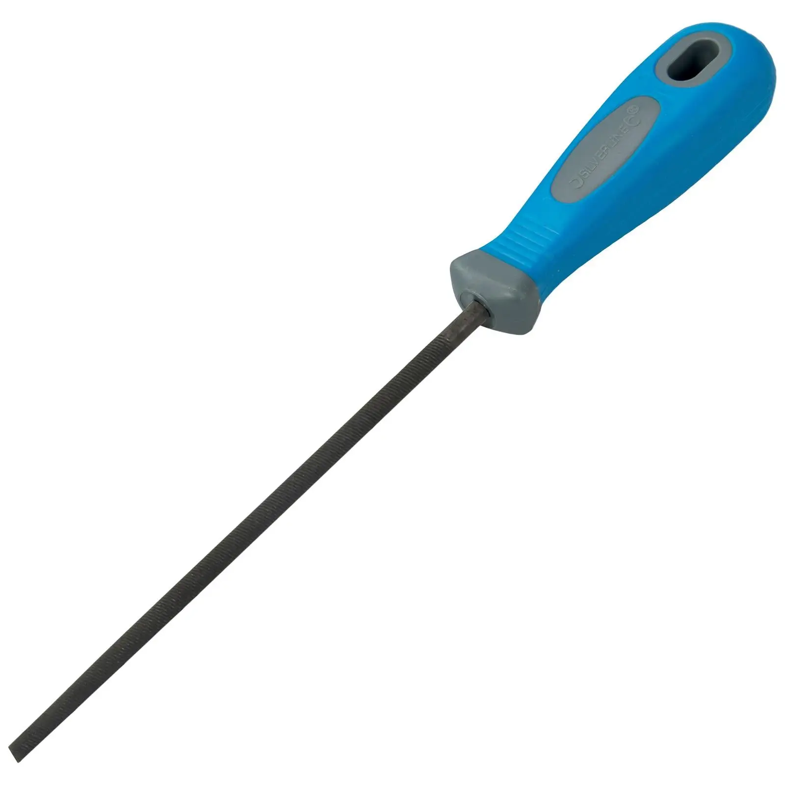 Silverline 250mm Soft Grip Round File 2nd Second Cut 36TPI Engineers Rasp Metal - Image 2