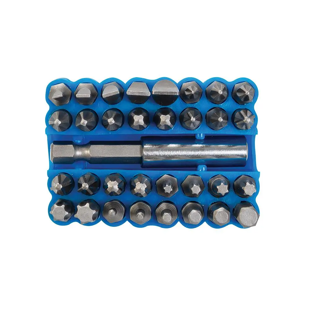Silverline 33 Piece Screwdriver Bit Set 25mm 60mm Magnetic Bit Holder - Image 4