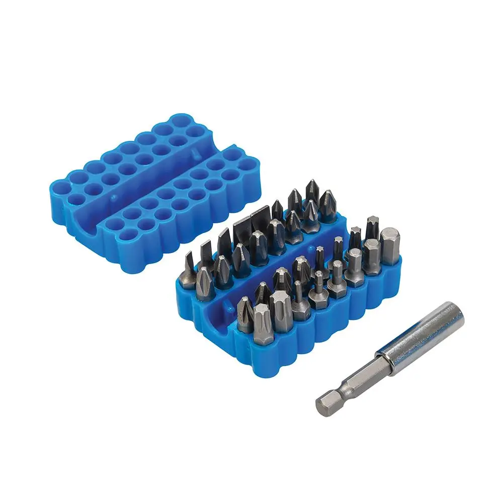 Silverline 33 Piece Screwdriver Bit Set 25mm 60mm Magnetic Bit Holder - Image 5