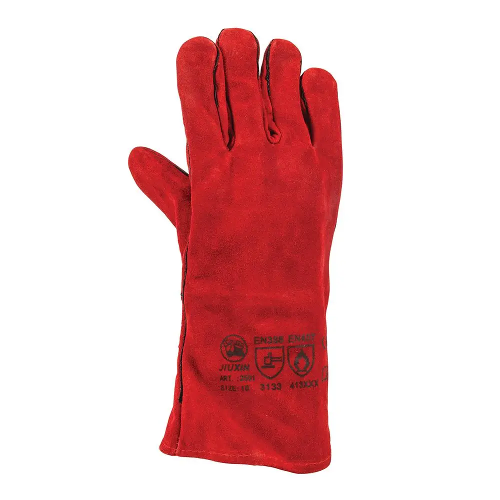 Silverline 330mm Welders Gauntlets Safety PPE Heat Resistant Oven - Image 3