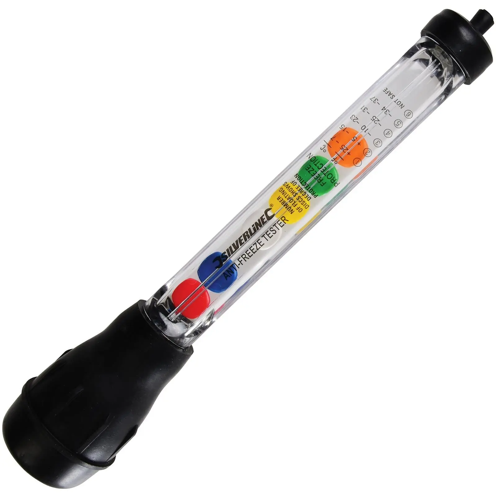 Silverline 460mm Anti Freeze Tester Coolant Radiator Easy Read Temperature