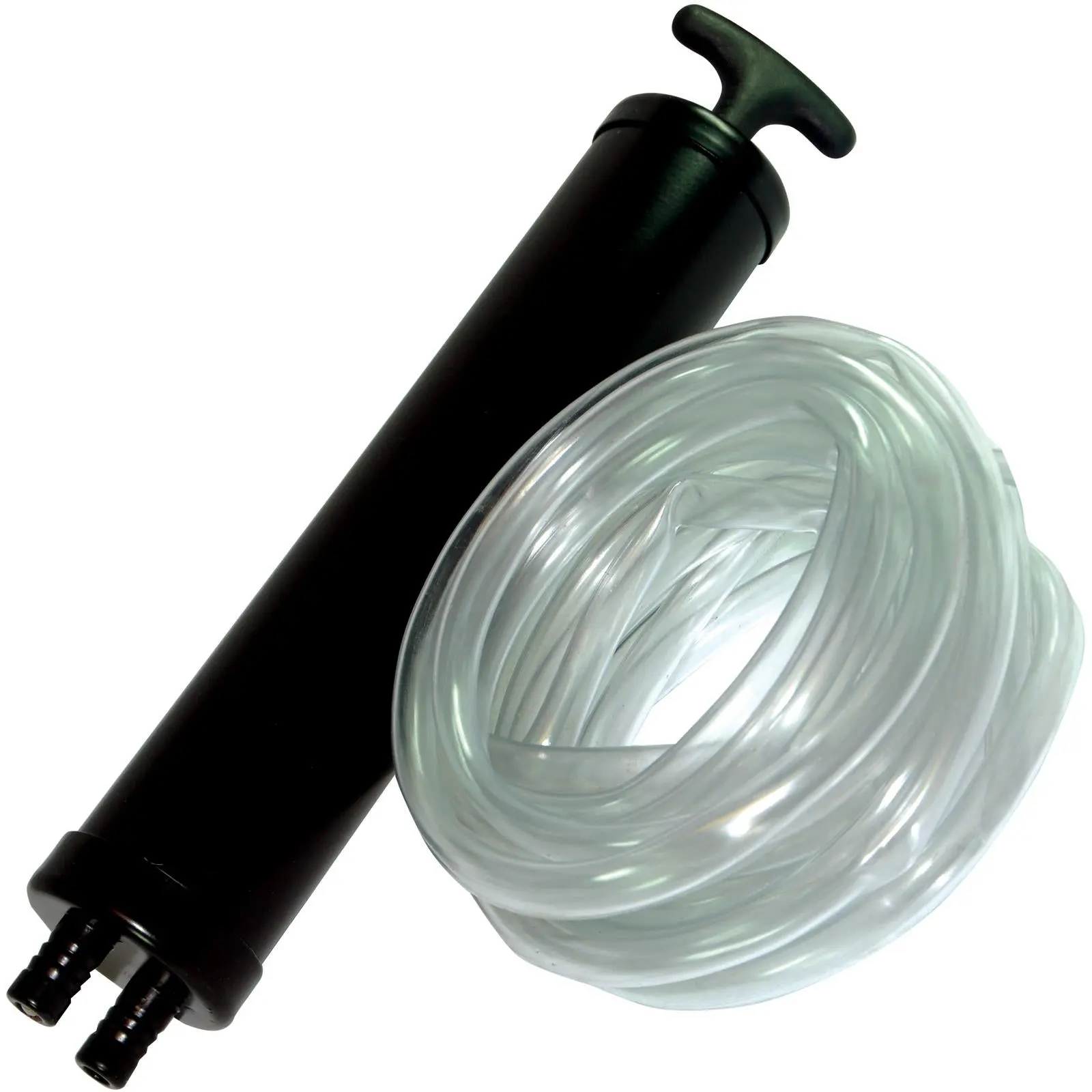 Silverline 500cc Double-Action Fluid Transfer Gun Pump 2.4m Hose Oil Petrol - Image 2
