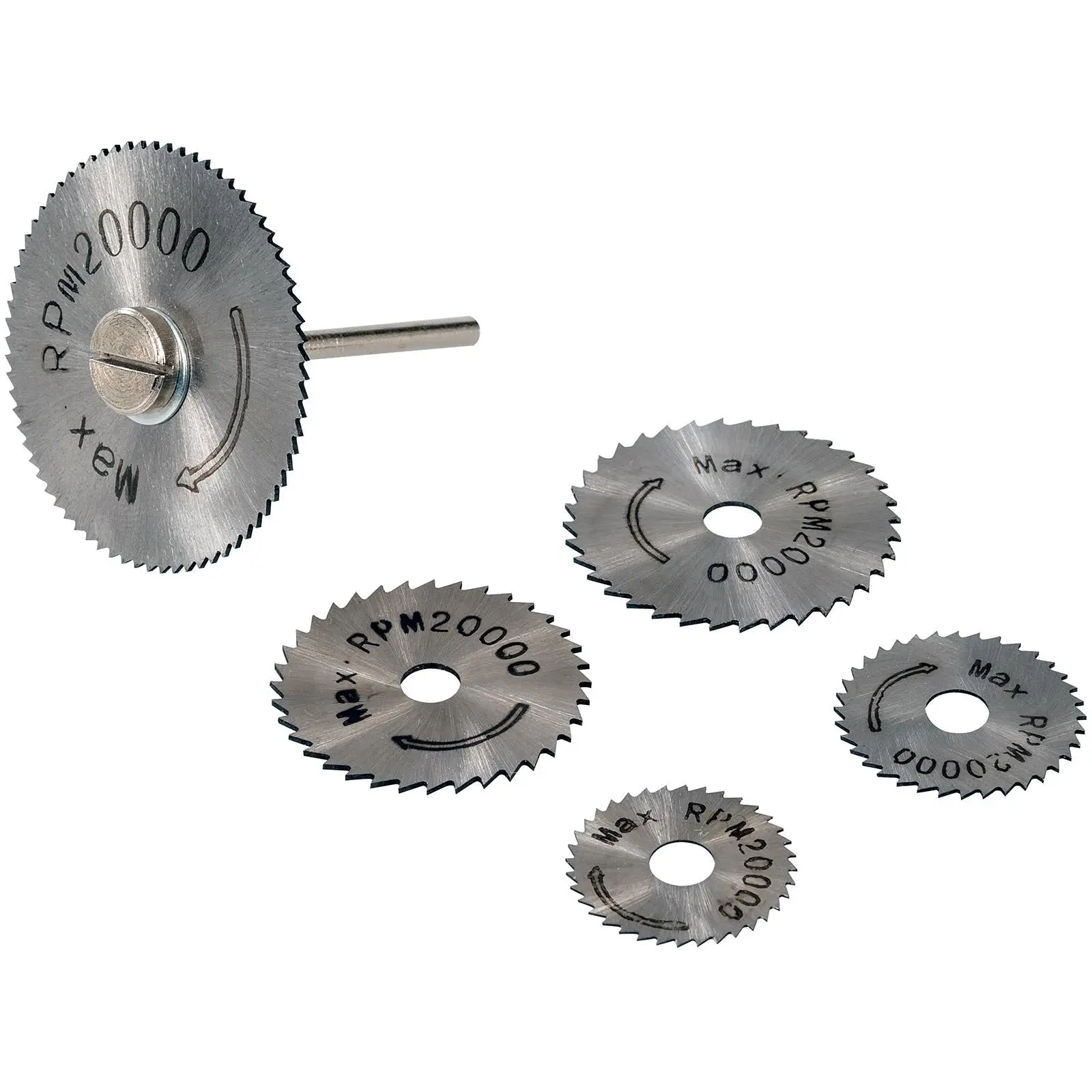 Silverline 6 Piece HSS Saw Disc Set Brass Copper Wood Plastic Rotary Cutting Kit - Image 6
