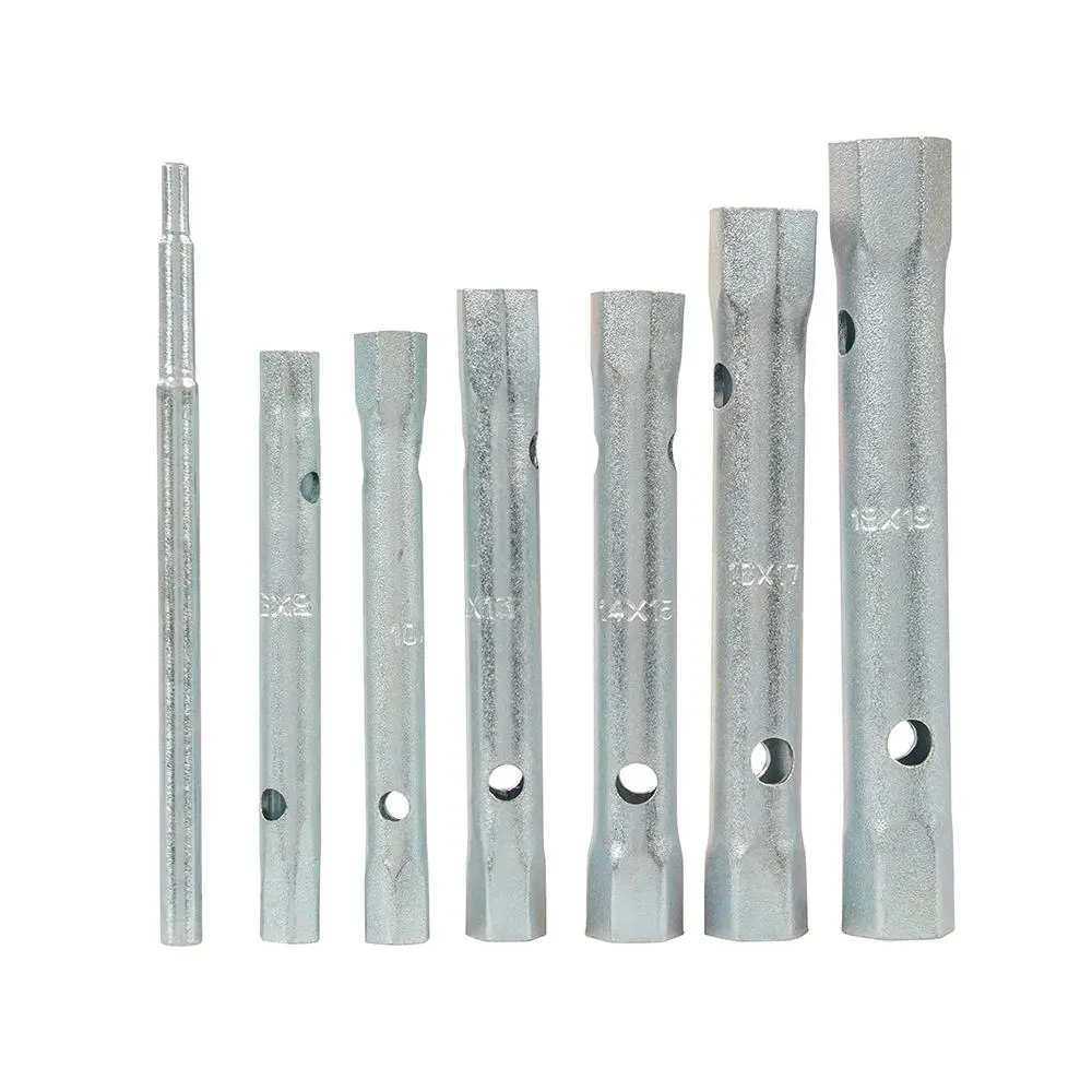 Silverline 6 Piece Metric Box Spanner Set with Tommy Bar 8-19mm - Image 5