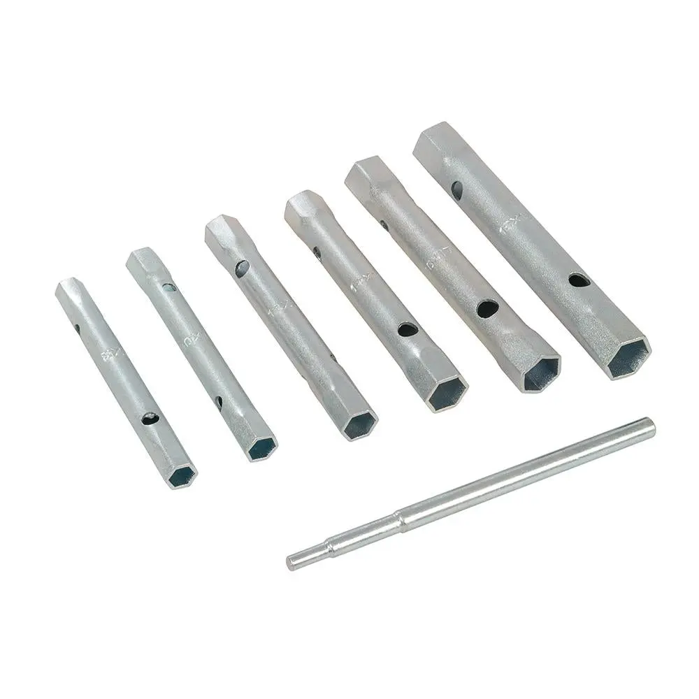 Silverline 6 Piece Metric Box Spanner Set with Tommy Bar 8-19mm - Image 9