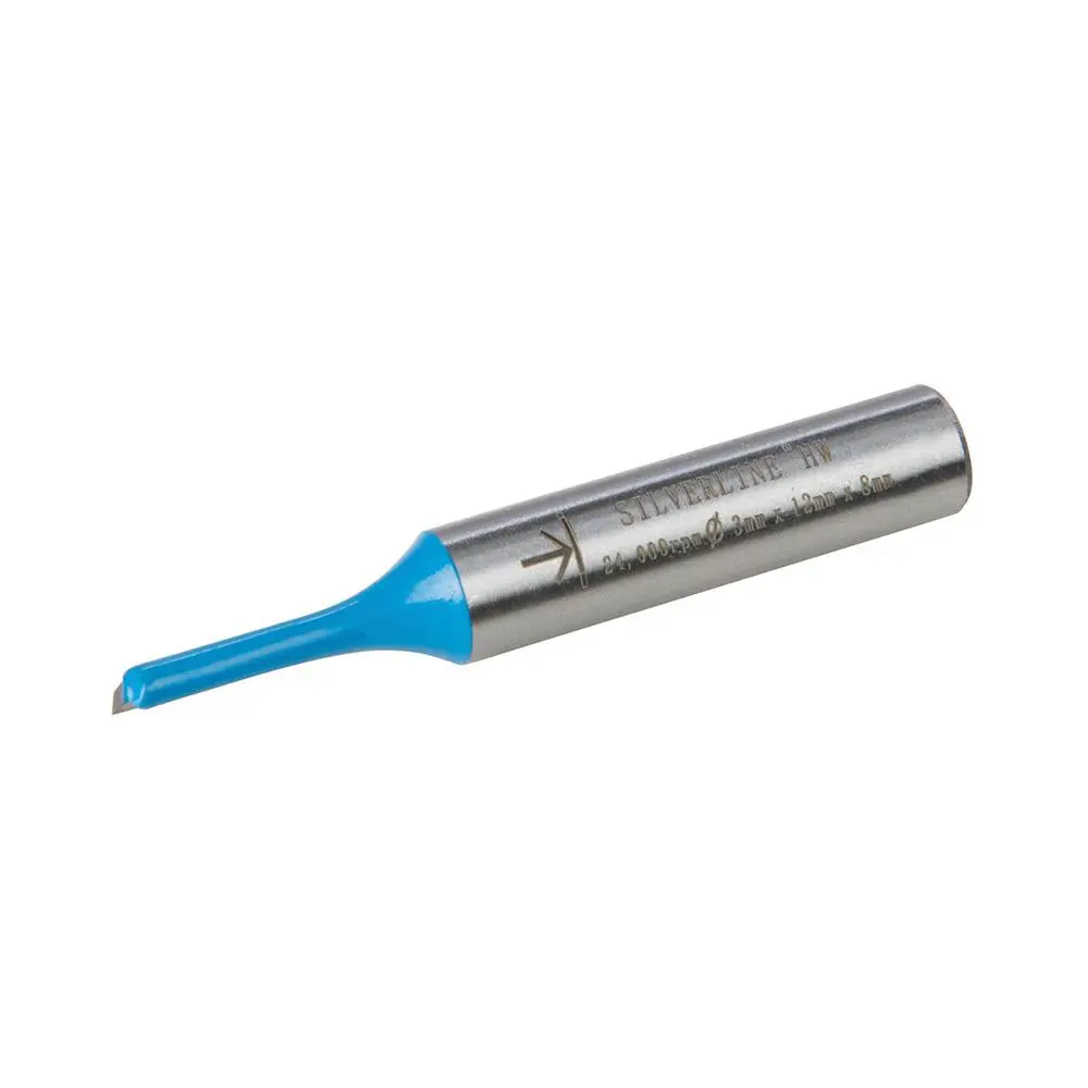 Silverline 8mm Shank Straight Metric Router Bits Cutters - Image 28