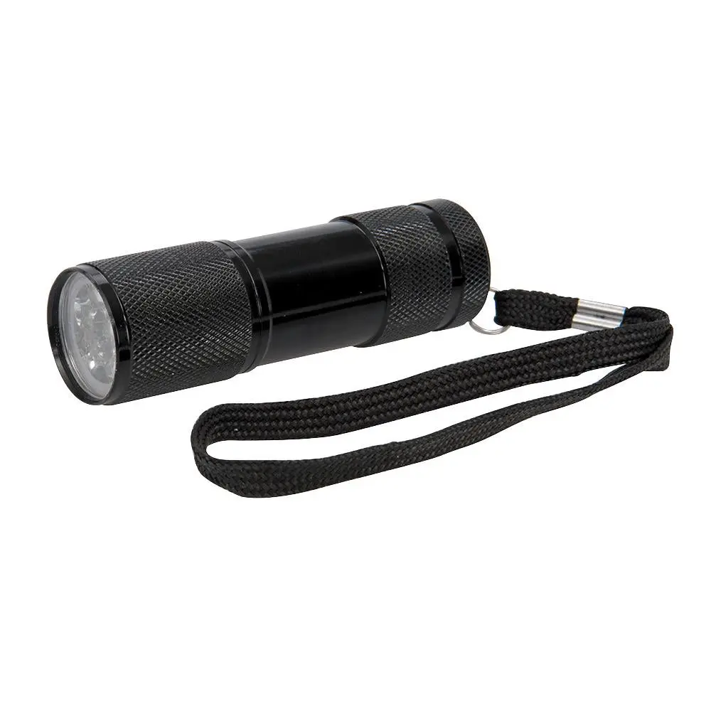 Silverline 9 LED UV Black Light Torch Gas Invisible Ink Tracking Powder - Image 2