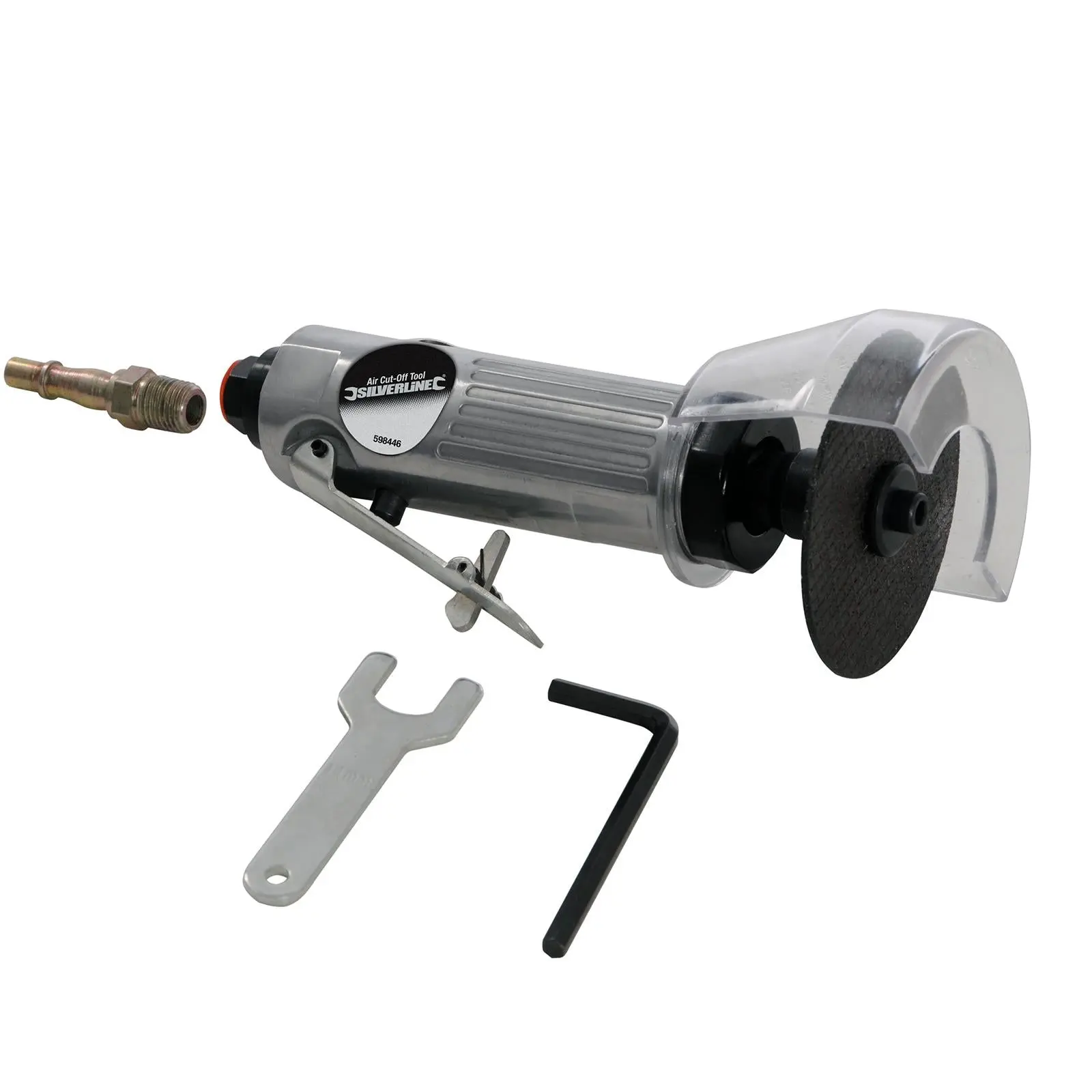 Silverline Air Cut Off Tool Rotary Saw Grinder Cutter 1/4" BSP - Image 2