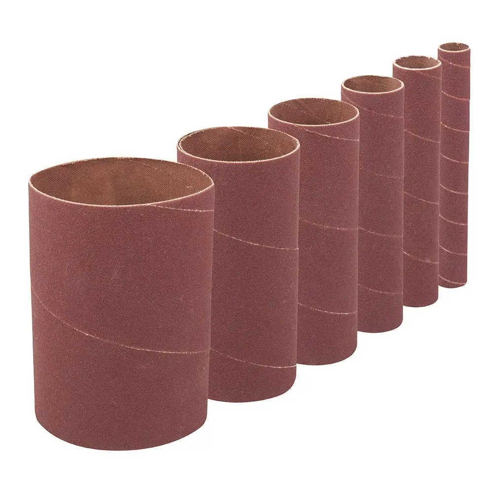Silverline Bobbin Sleeves Set 6pce 114mm 80 Grit 275488