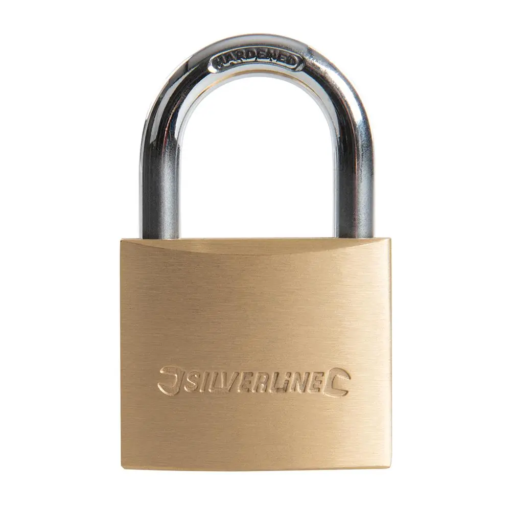 Silverline Brass Padlock 40mm MSS03 - Image 2