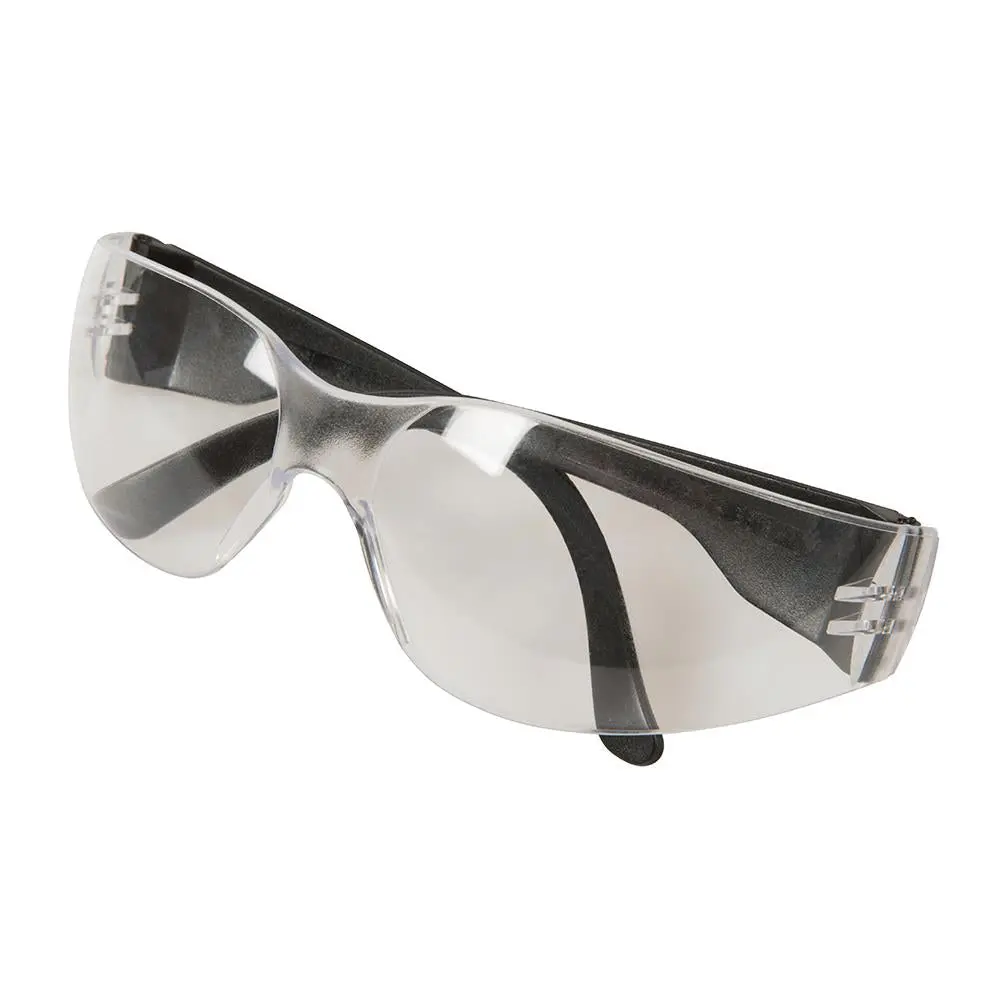 Silverline Clear Wraparound Safety Glasses UV Impact Resistant