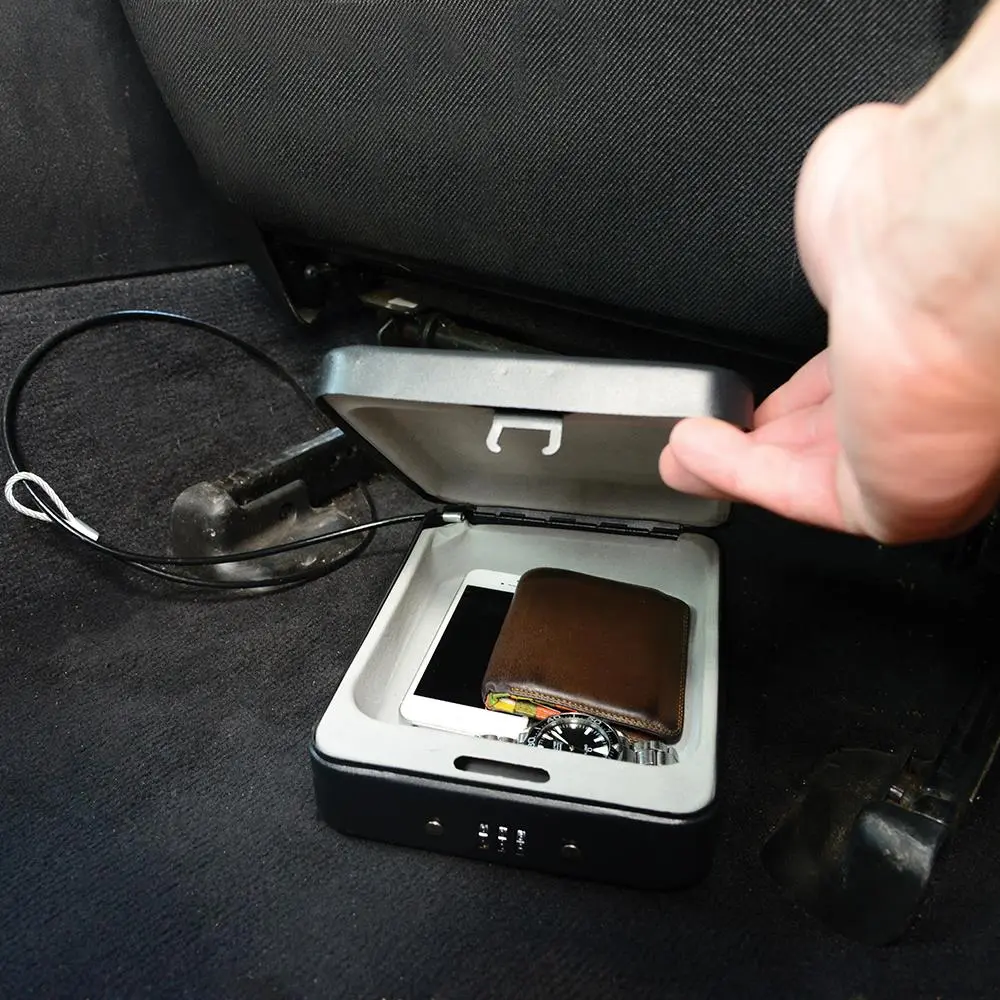 Silverline Combination Car Security Safe Box Portable Van Wallet Sat-Nav - Image 6