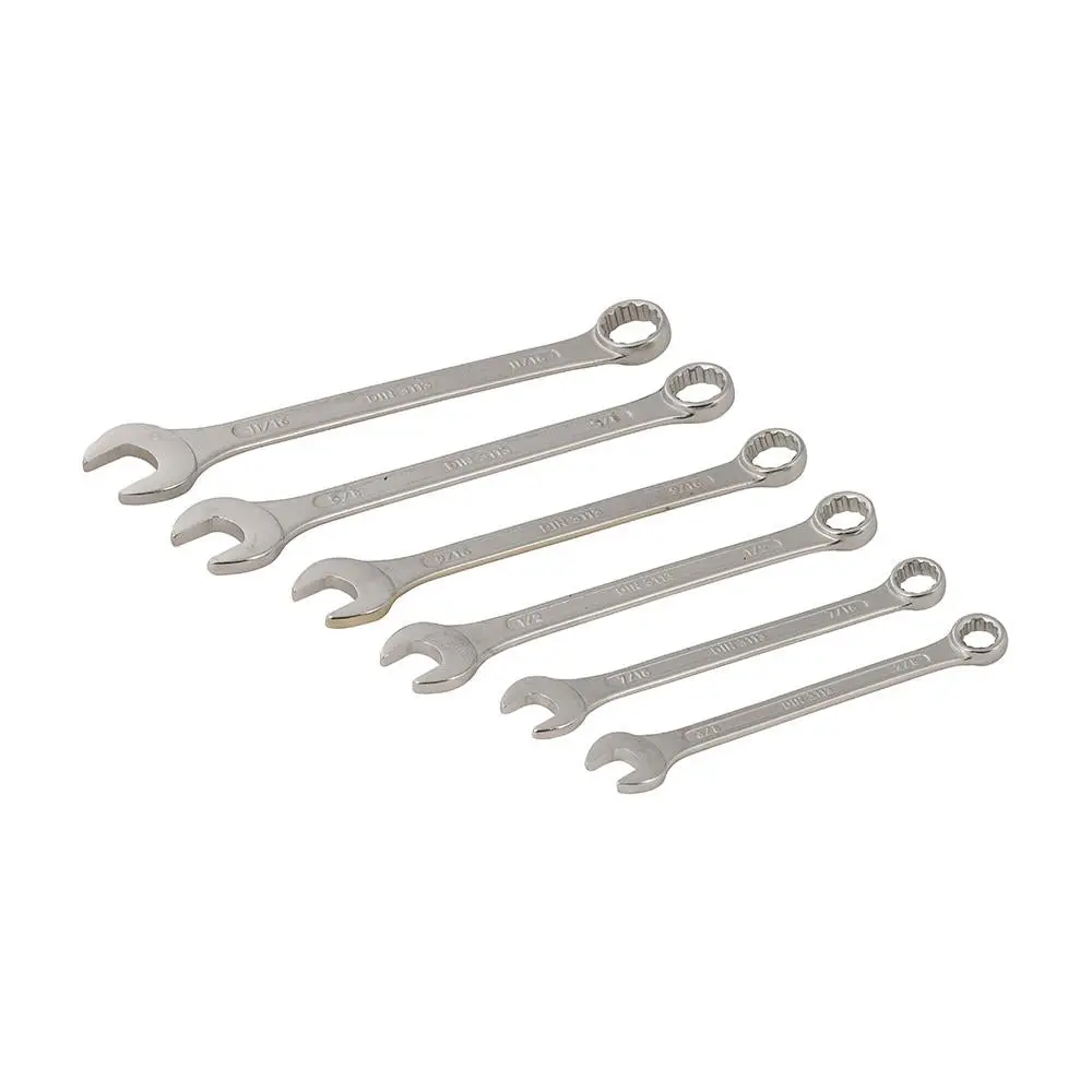 Silverline Combination Spanner Set 6pce 3/8" - 11/16" AF SP20 - Image 4