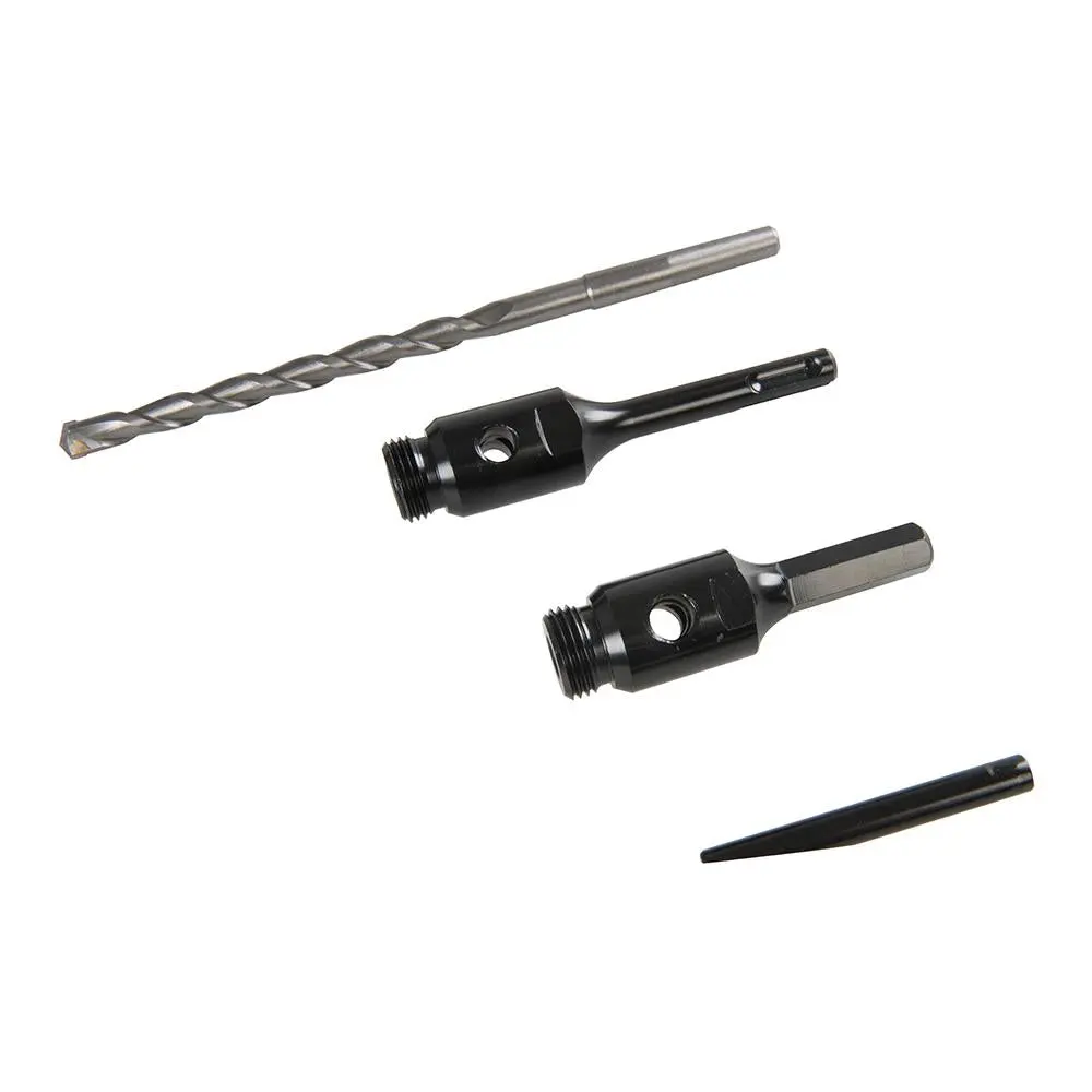 Silverline Diamond Core Drill Kit 3-Core 7pce 28, 52 & 107mm 868543 - Image 2
