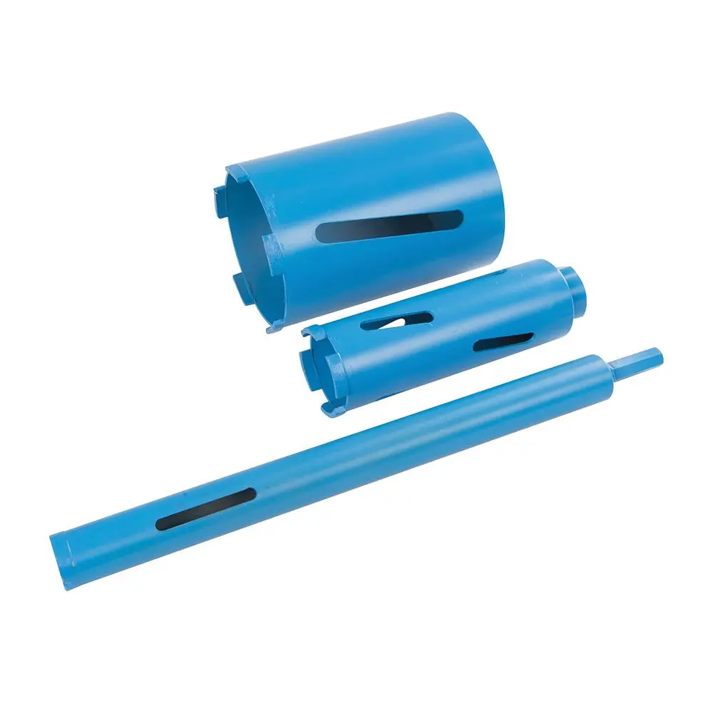 Silverline Diamond Core Drill Kit 3-Core 7pce 28, 52 & 107mm 868543 - Image 4
