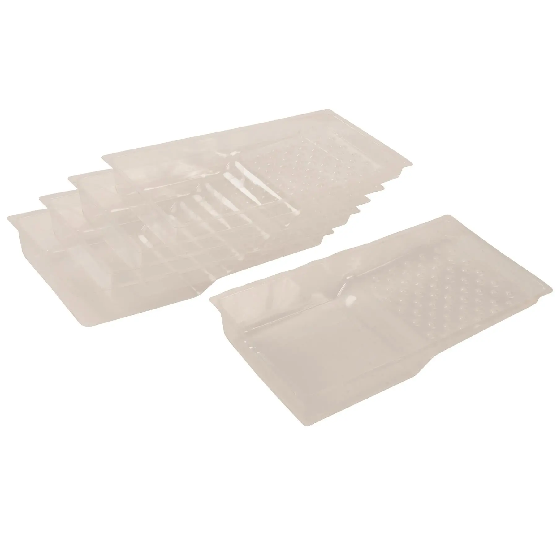 Silverline Disposable Roller Tray Liner 100mm 5pk - Image 2