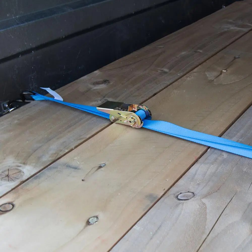 Silverline Endless Ratchet Tie-Down Strap 2pk 5m x 25mm - Rated 500kg Capacity 1000kg 566269 - Image 2