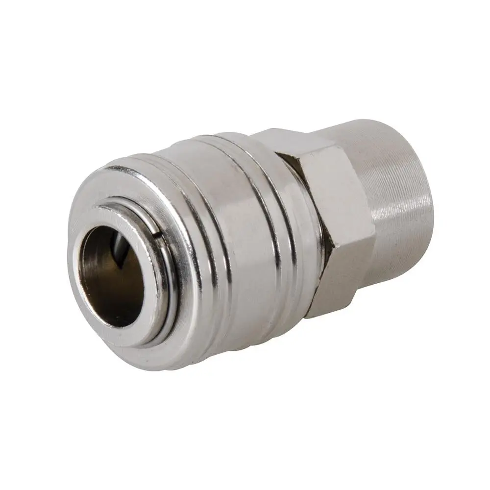 Silverline Euro Air Line Female Thread Quick Coupler 1/4" BSP - Image 2