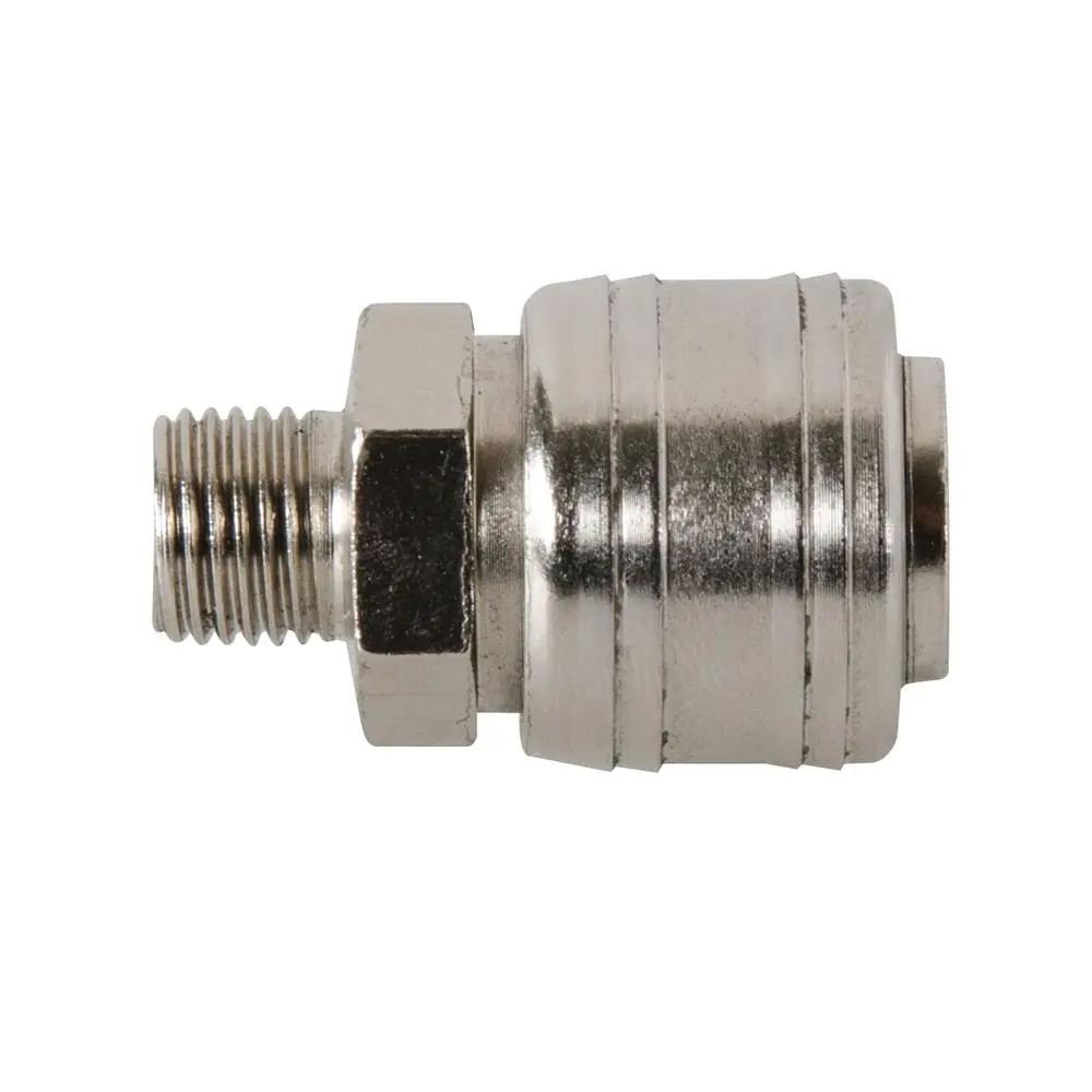 Silverline Euro Air Line Male Thread Quick Coupler 1/4" BSP - Image 3