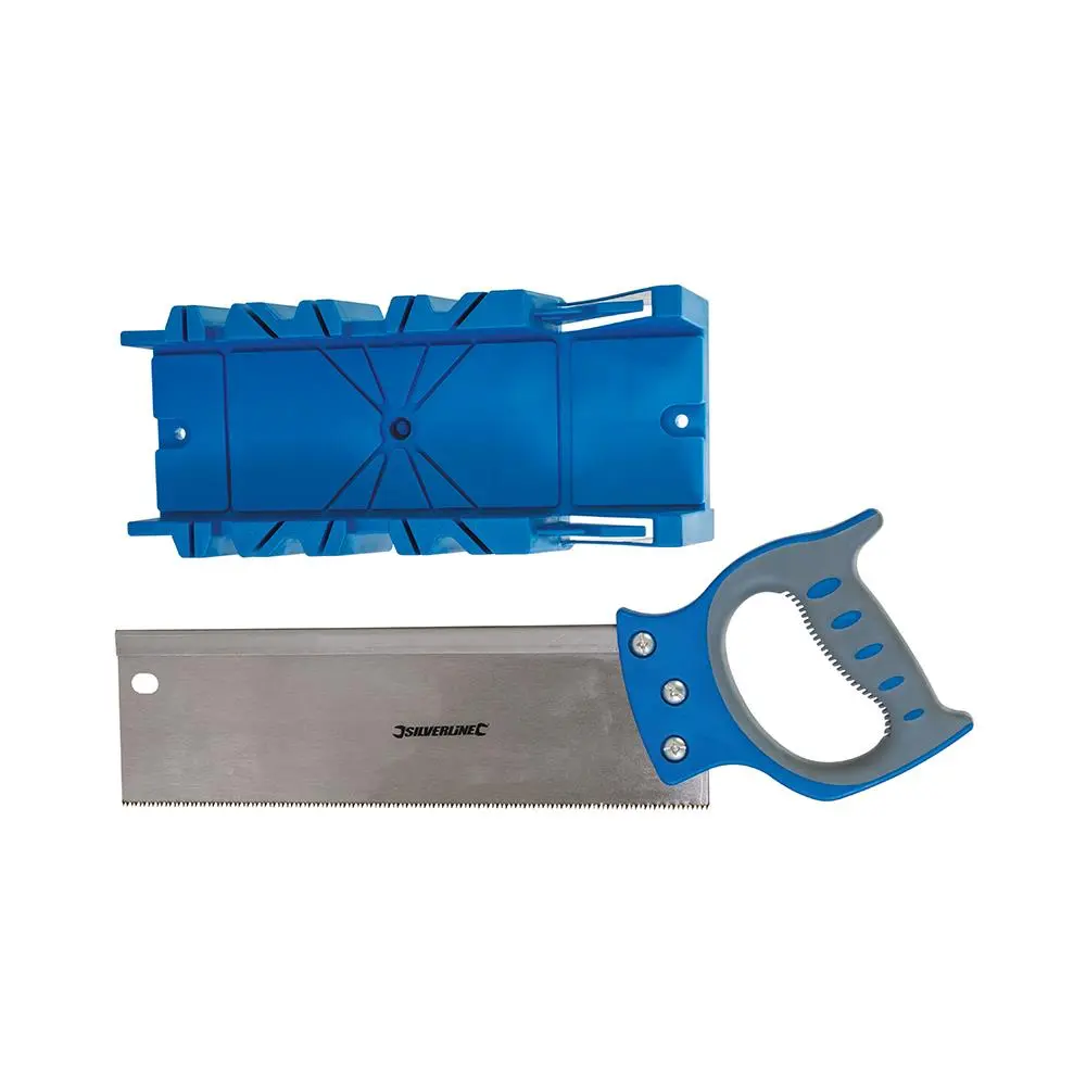 Silverline Expert Mitre Box & Saw 300 x 90mm 335464