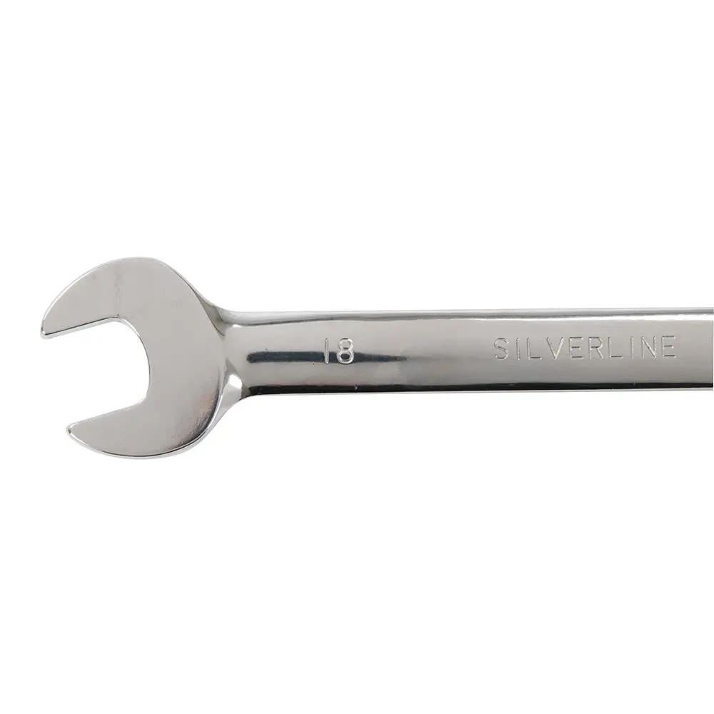 Silverline Fixed Head Ratchet Spanner Set 6pce 8 - 17mm 633788 - Image 6