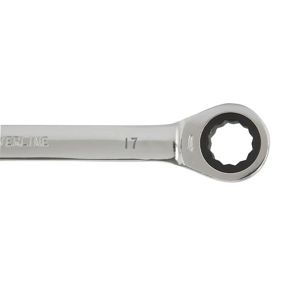 Silverline Fixed Head Ratchet Spanner Set 6pce 8 - 17mm 633788 - Image 7
